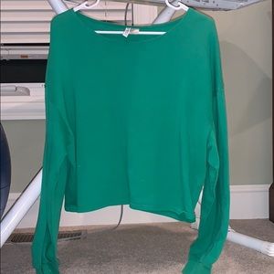 H&M Green Sweater Top